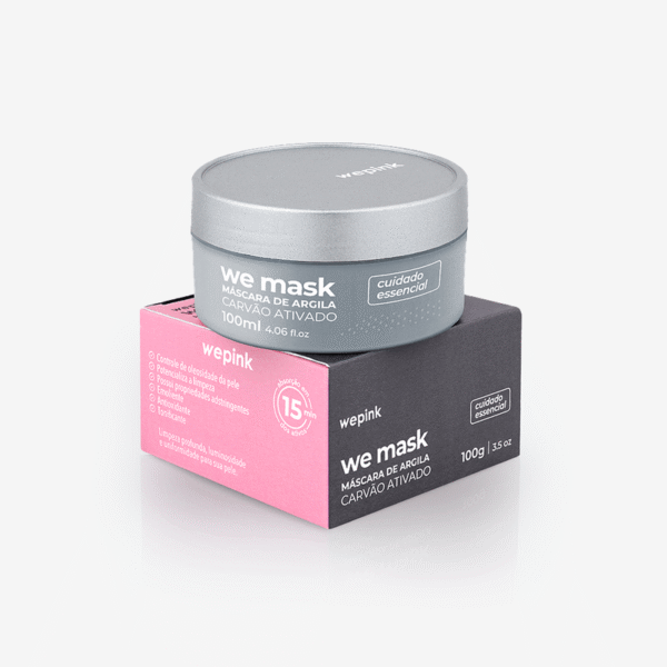We Mask - Máscara de Argila Carvão Ativado 100g - Imagem 3