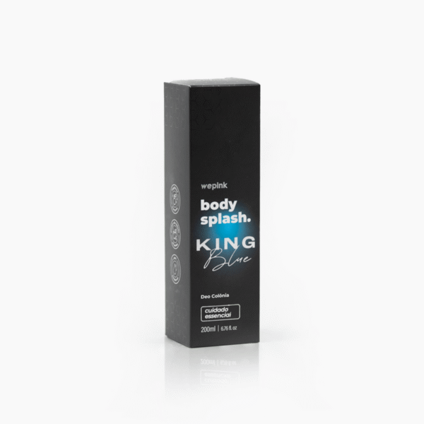 Body Splash King Blue Desodorante Colônia 200ml - Imagem 2