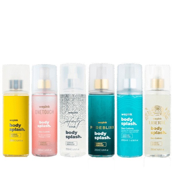 Kit 6 Body Splashes
