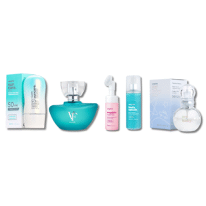 Kit Protetor Solar SunCare + Aqua Desodorante Colônia + Espuma Esfoliante Myskin + Body Splash Aqua + My Baby Star Colônia