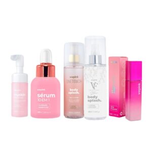 KIT EXCLUSIVO MY SKIN 5 PRODUTOS- MAIS BRINDE 2 BODY SPLASH